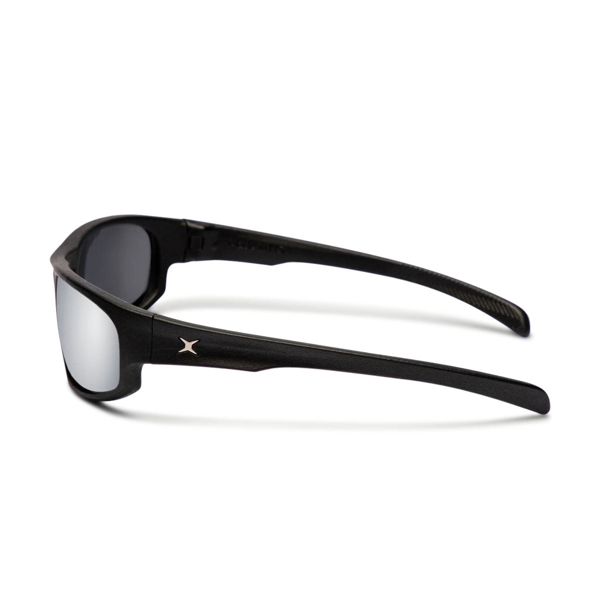 Decade Carsen 00s Sunglasses - Matte Black Nylon/Silver Mirror Polycarbonate image 3