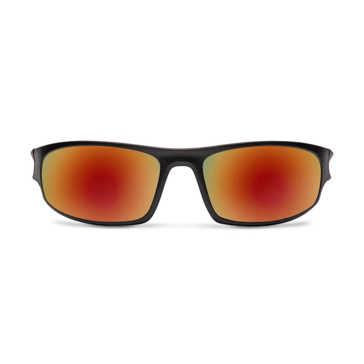 Decade Carsen 00s Sunglasses - Matte Black Nylon/Red Mirror Polycarbonate image 2