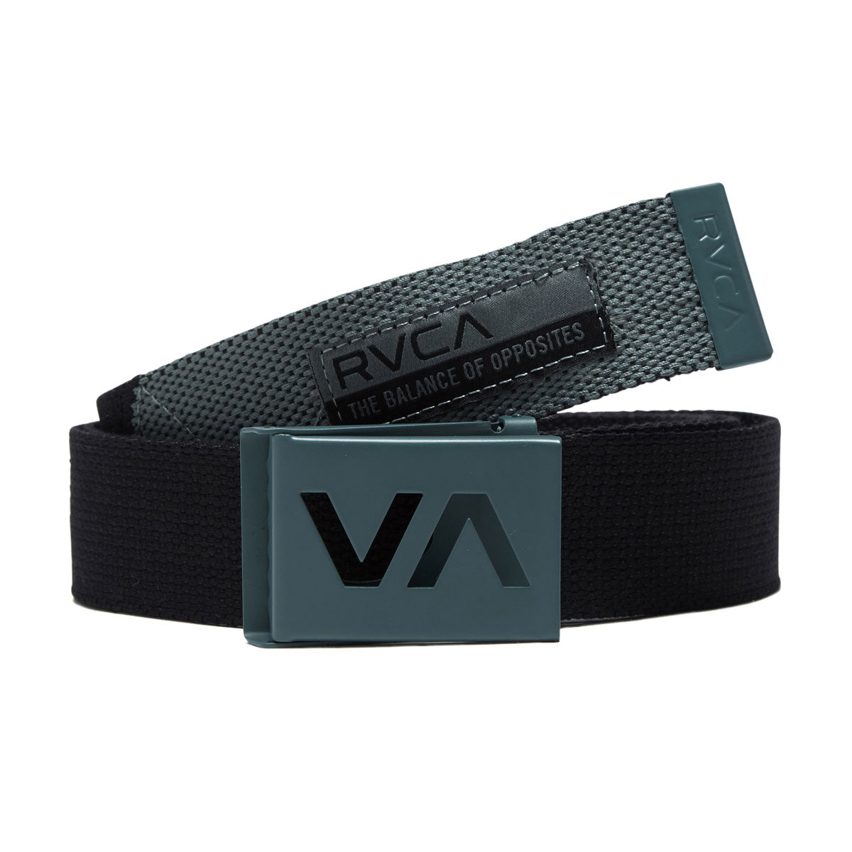 RVCA Grafted Web Belt - Midnight Green image 1