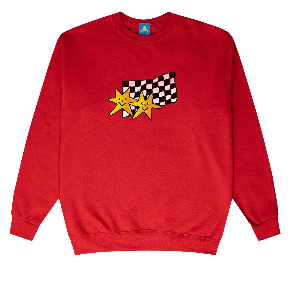 Frog Premium Stars Crewneck Sweatshirt - Red image 1