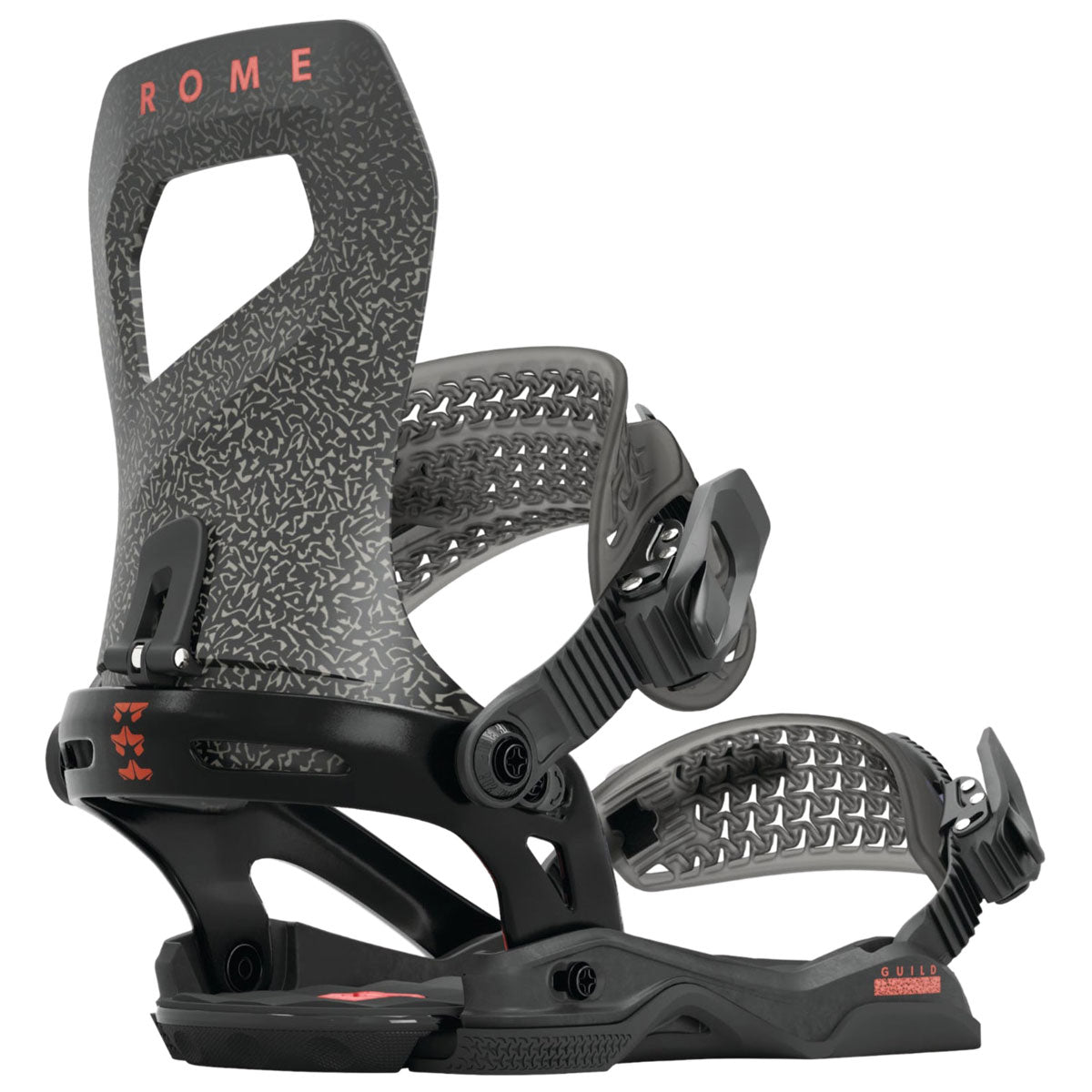 Rome SDS Womens Guild 2024 Snowboard Bindings - Black Speckle image 1