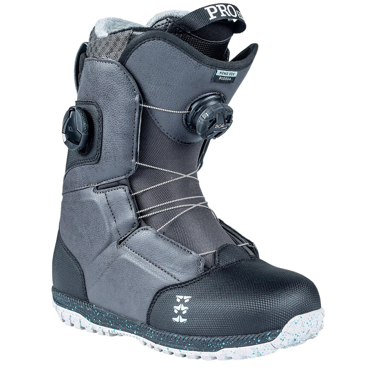 Rome SDS Womens Bodega Boa 2024 Snowboard Boots - Black image 2