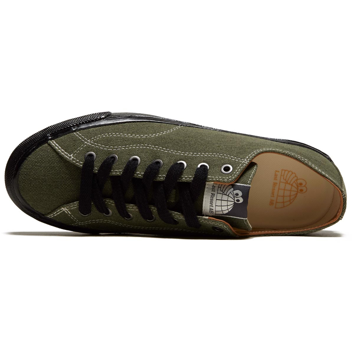 Last Resort AB VM003 Canvas Lo Shoes - Green/Black image 3