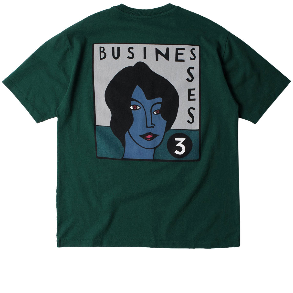 By Parra Nothing Please T-Shirt - Pine Green image 1