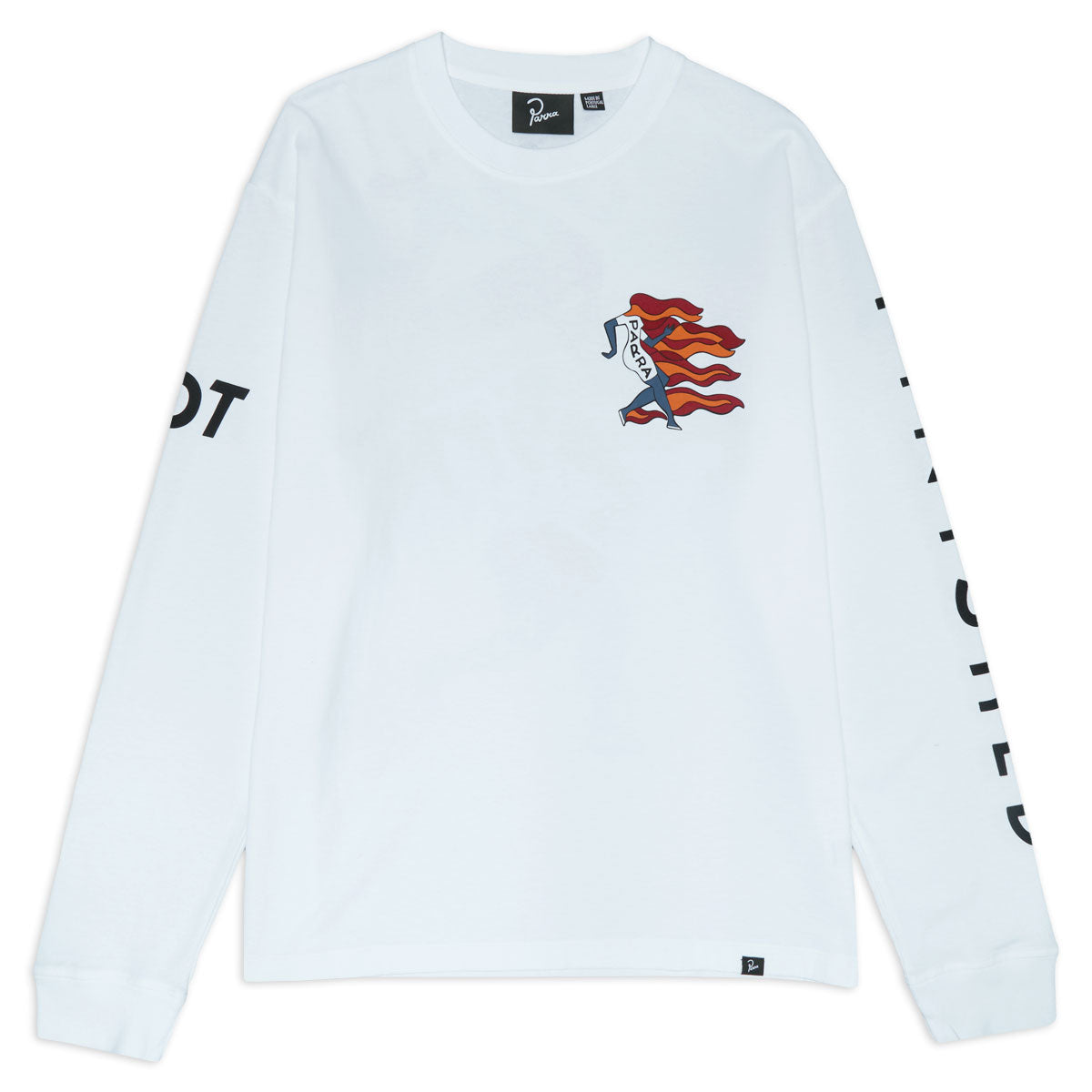 By Parra Not Finished Long Sleeve T-Shirt - White image 1