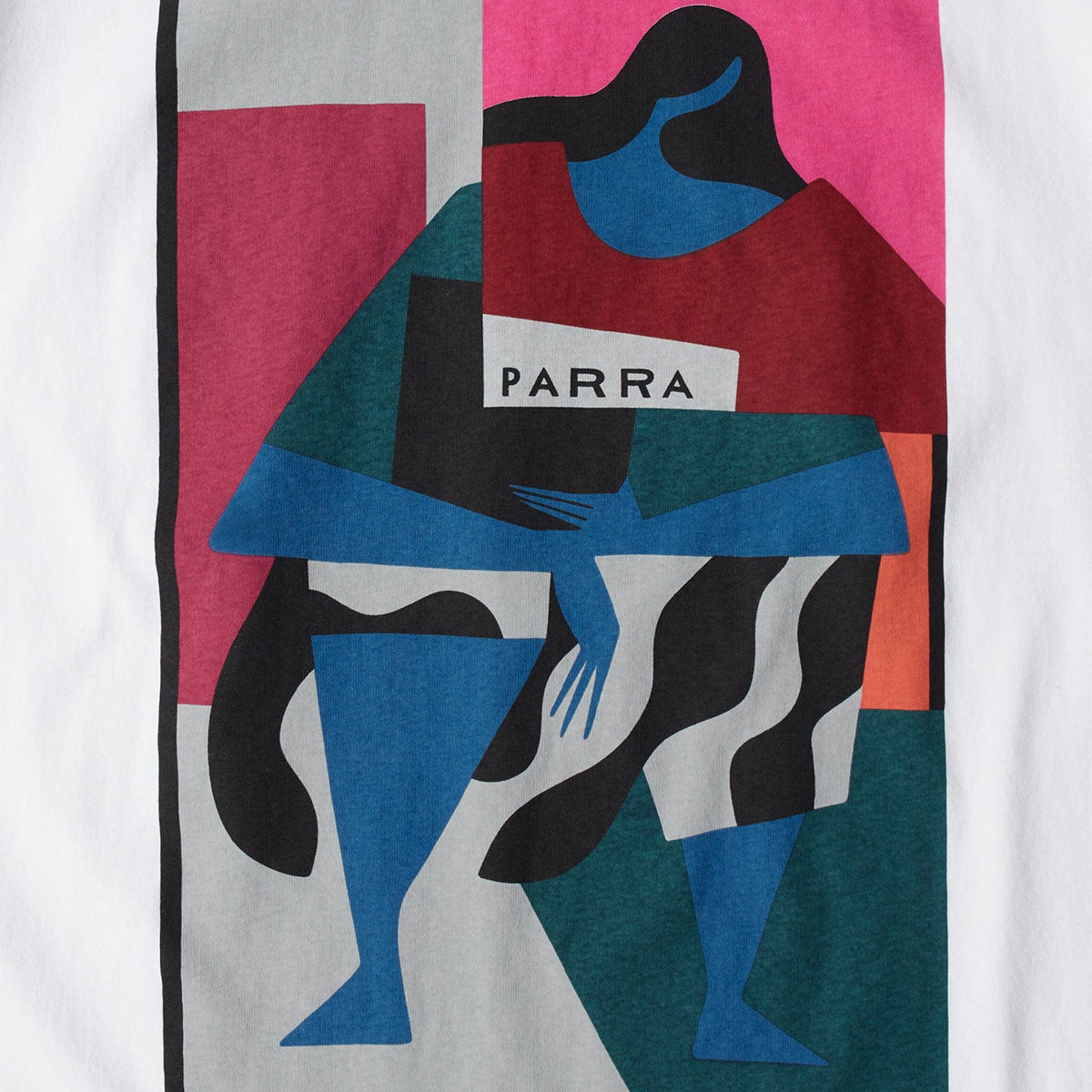 By Parra Reading The Square T-Shirt - White image 2
