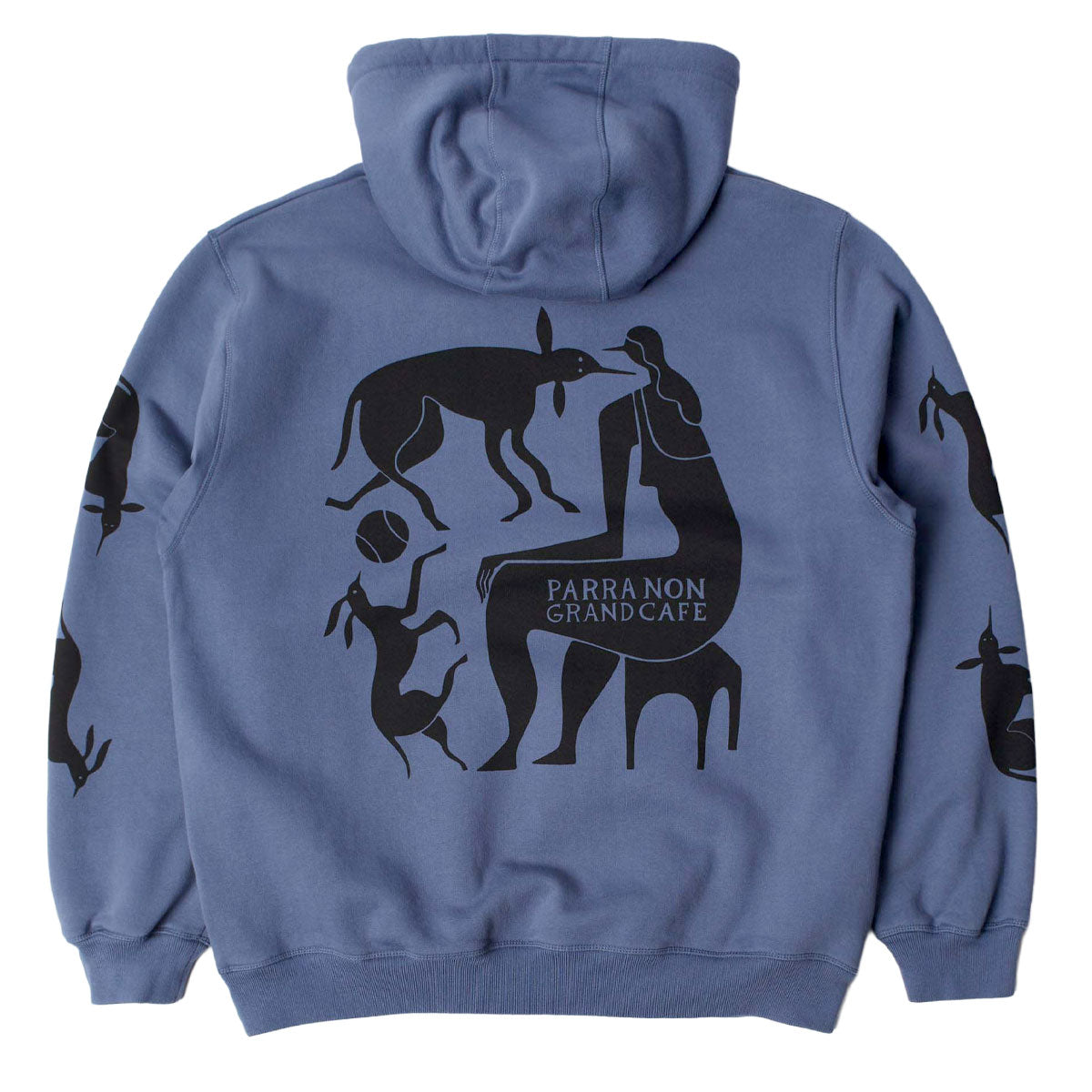 By Parra Non Grand Cafe Hoodie - Blue image 2