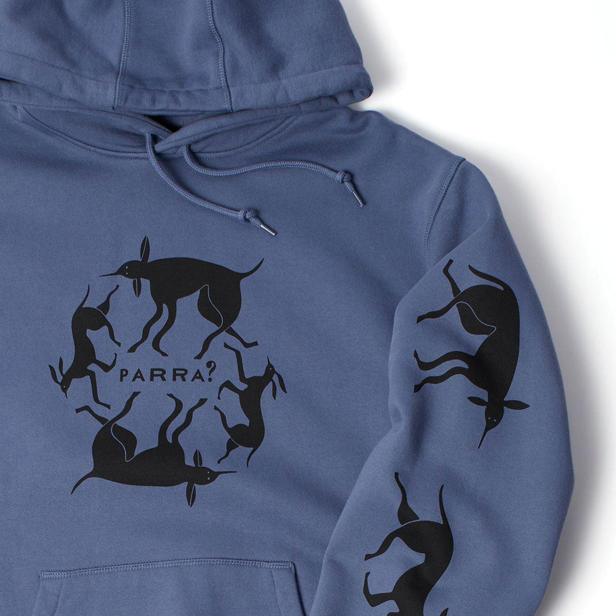 By Parra Non Grand Cafe Hoodie - Blue image 3