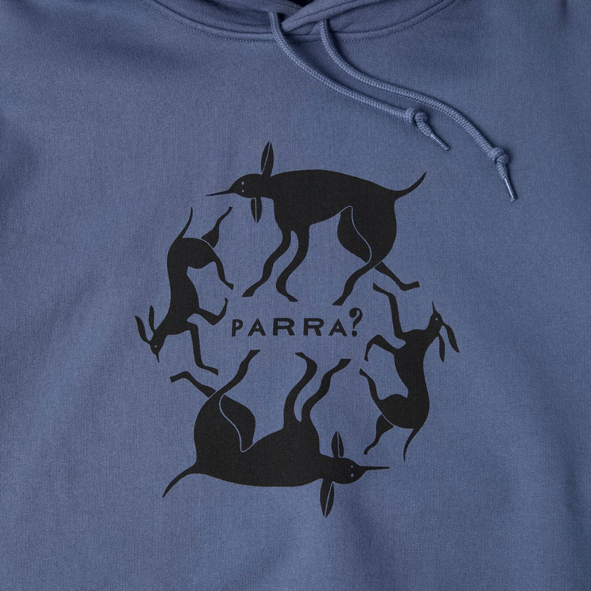 By Parra Non Grand Cafe Hoodie - Blue image 4