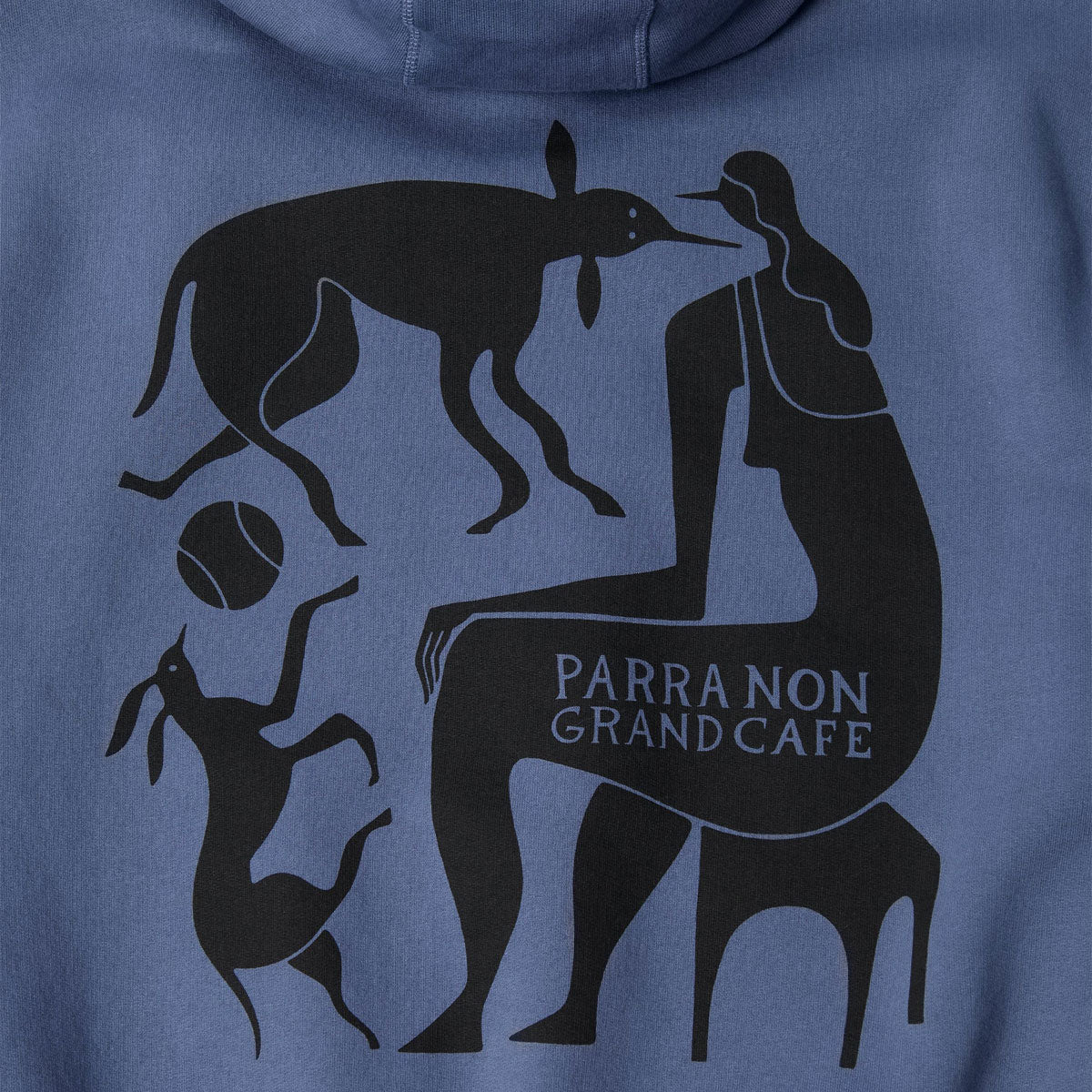 By Parra Non Grand Cafe Hoodie - Blue image 5