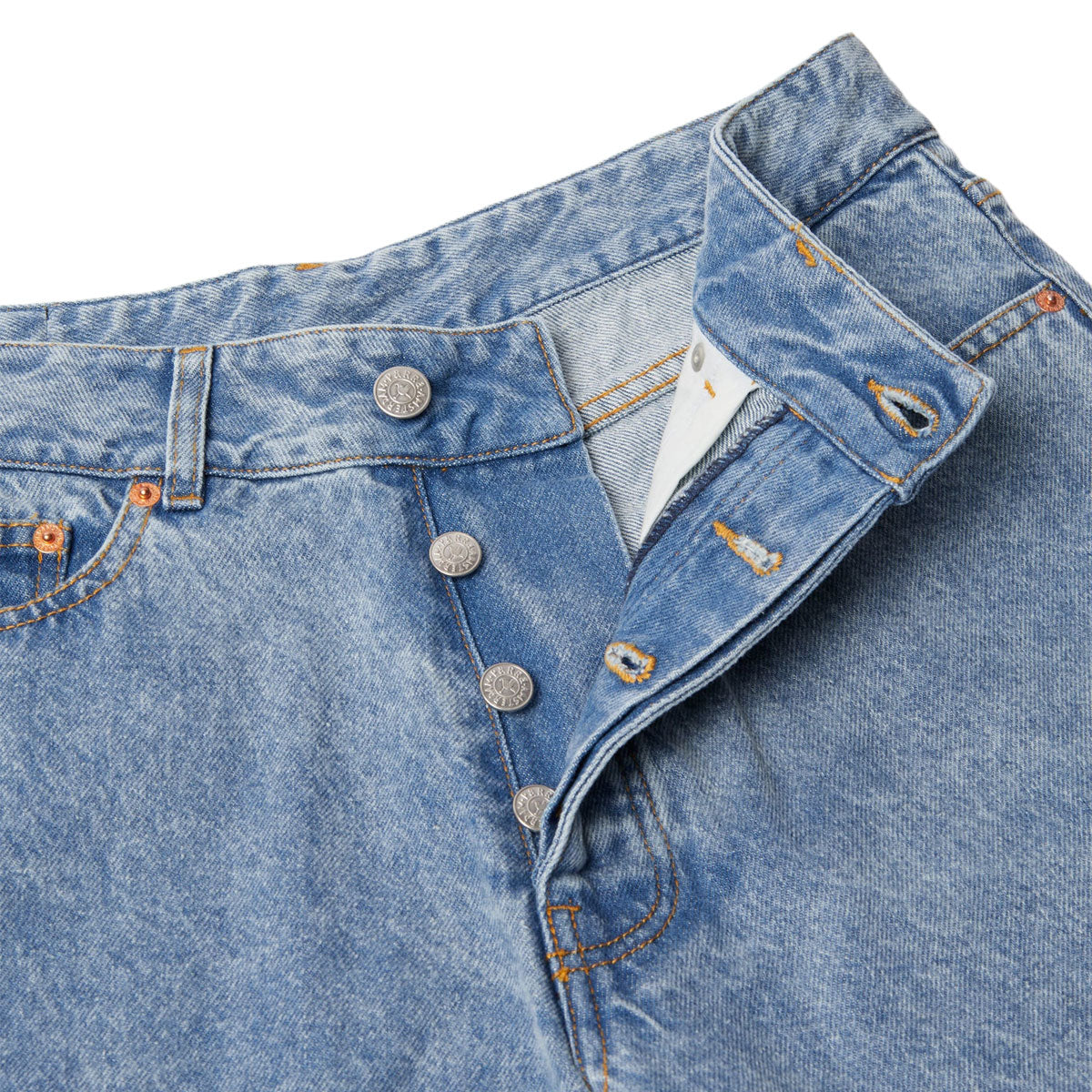 By Parra Washed Up Jeans - Washed Blue image 5