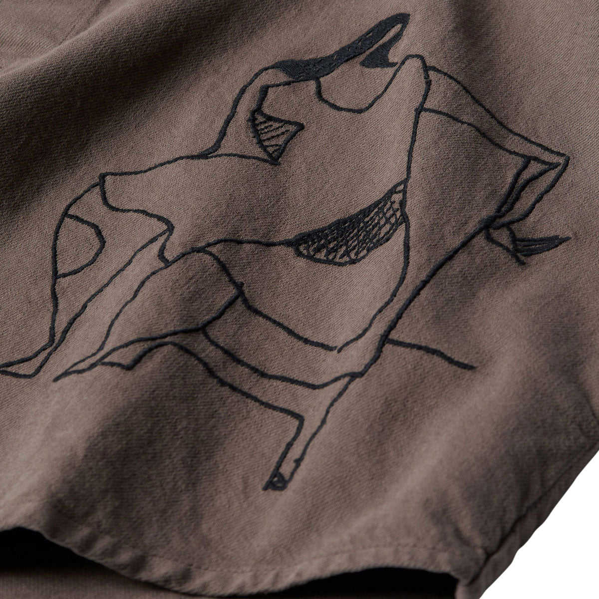 By Parra Crooked Face Short Sleeve Shirt - Brown image 4