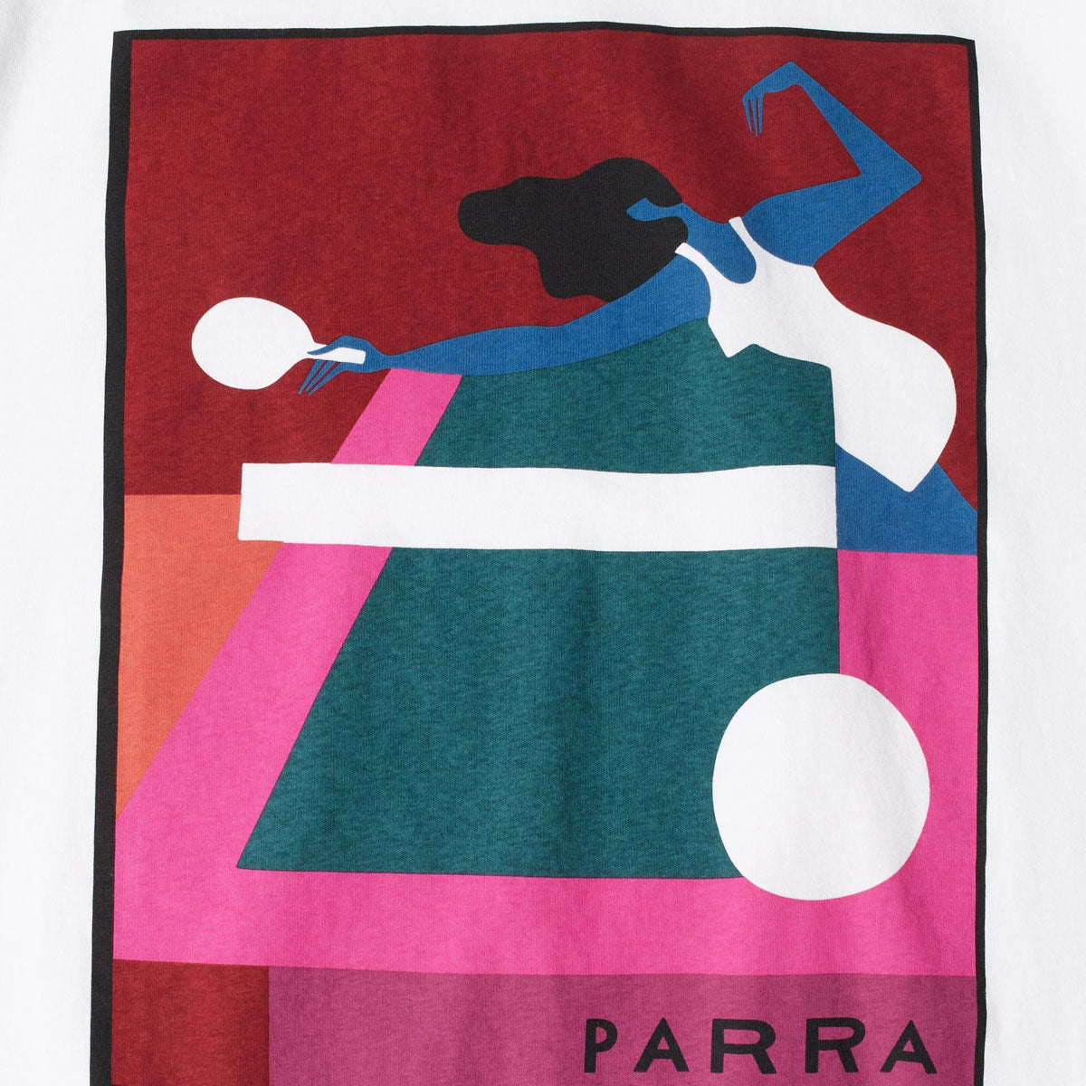 By Parra Ping Ponged T-Shirt - White image 2
