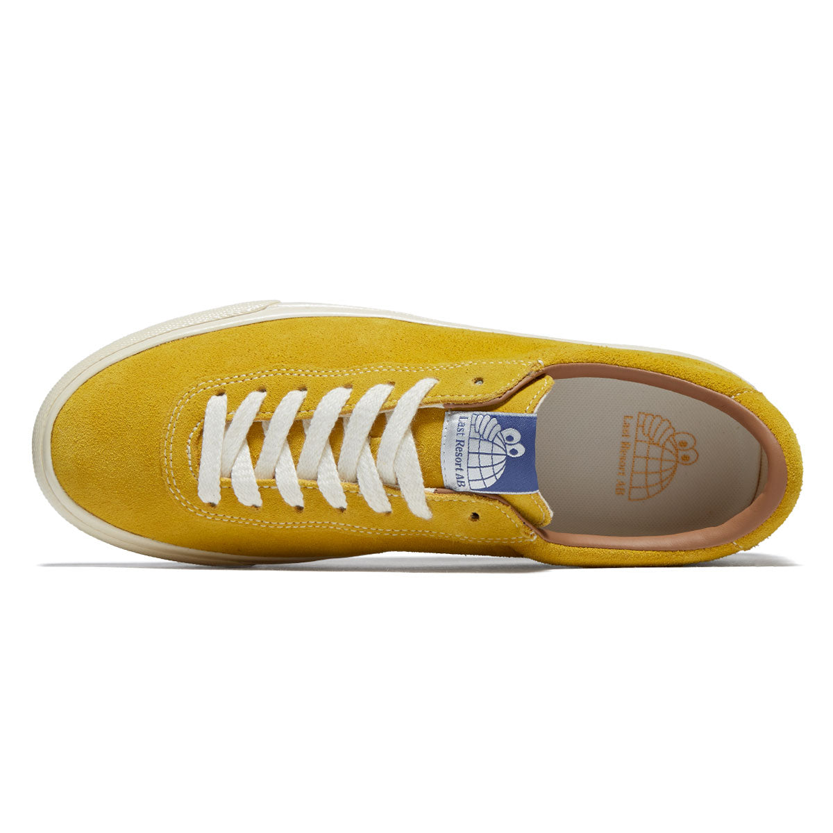 Last Resort AB VM001 Suede Lo Shoes - Mustard Yellow/White – Daddies Board Shop