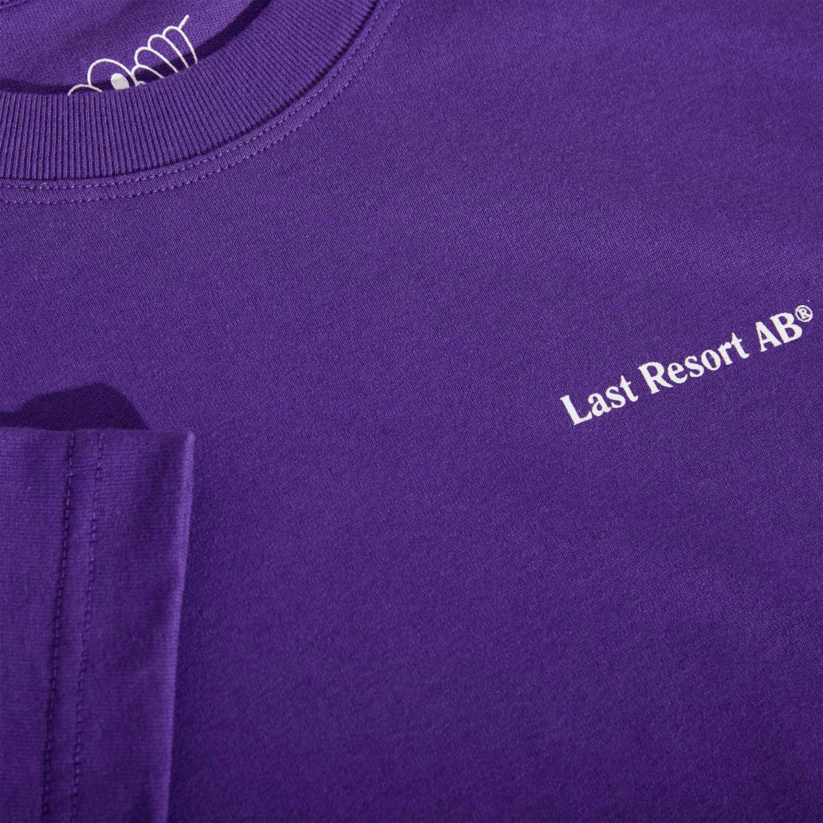 Last Resort AB Atlas Monogram T-Shirt - Heliotrope/White image 3