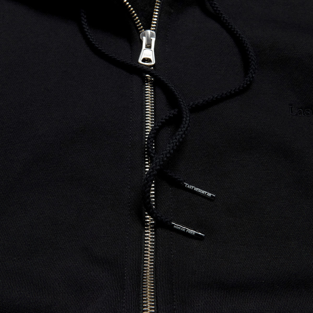 Last Resort AB Script Logo Zip Hoodie - Black image 3