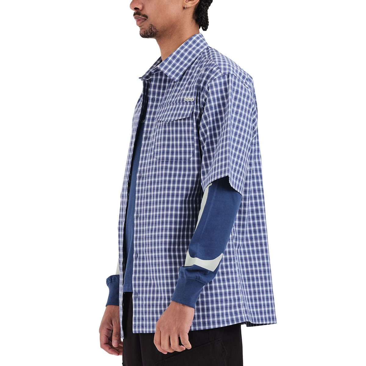 Last Resort AB Base Shirt - Blue Check image 3