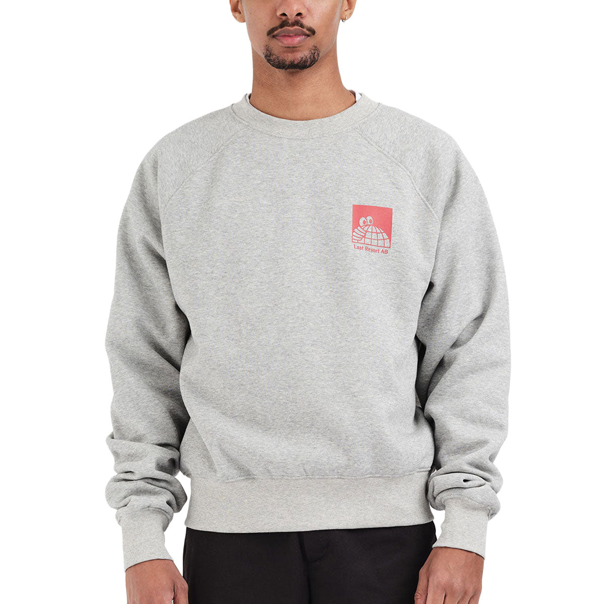 Last Resort AB Little AB Raglan Sweatshirt - Grey Melange image 1