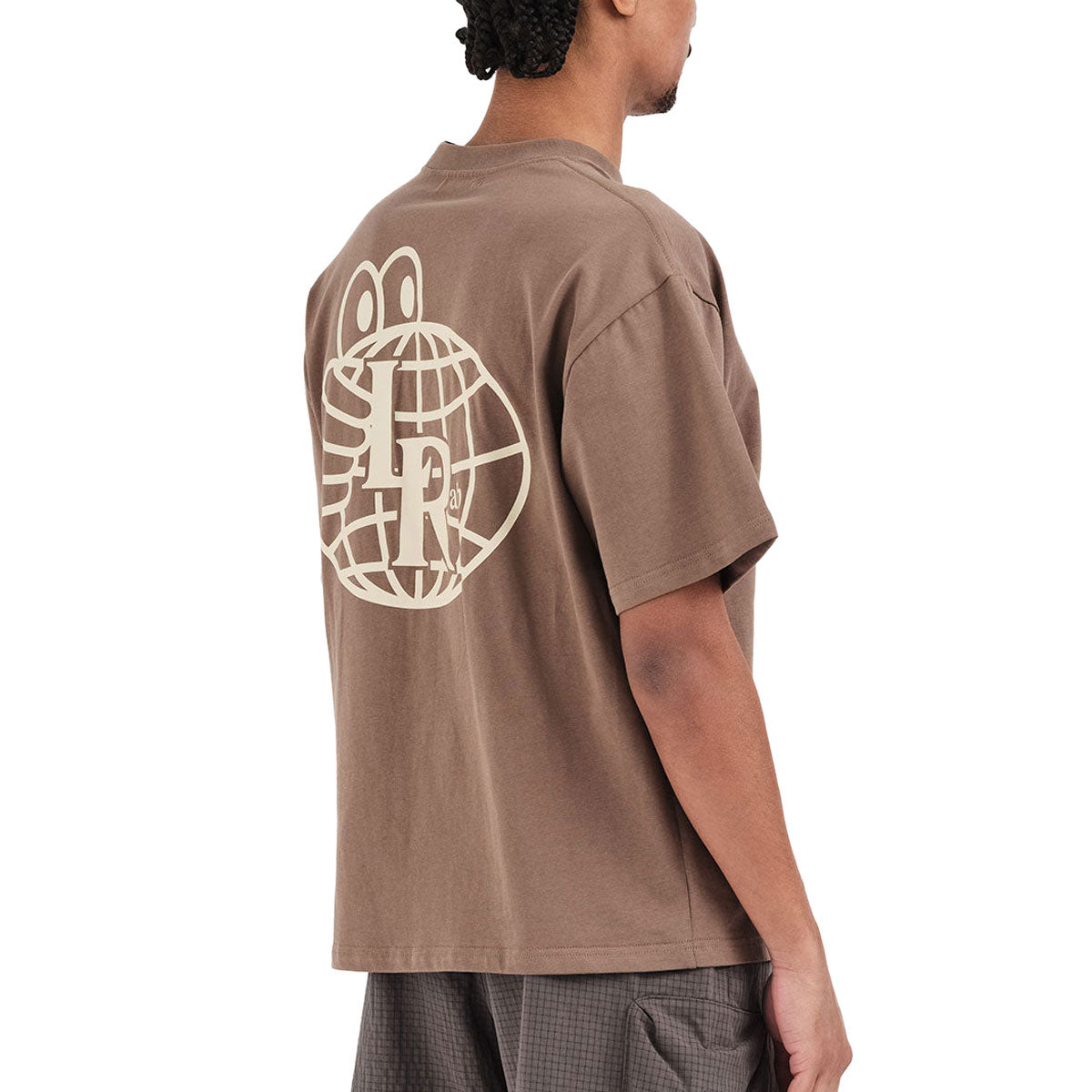 Last Resort AB Atlas Mono T-Shirt - Washed Brown/Beige image 4