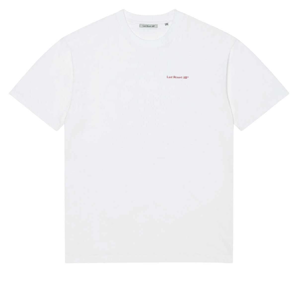 Last Resort AB Atlas Mono T-Shirt - White/Brick Red image 1