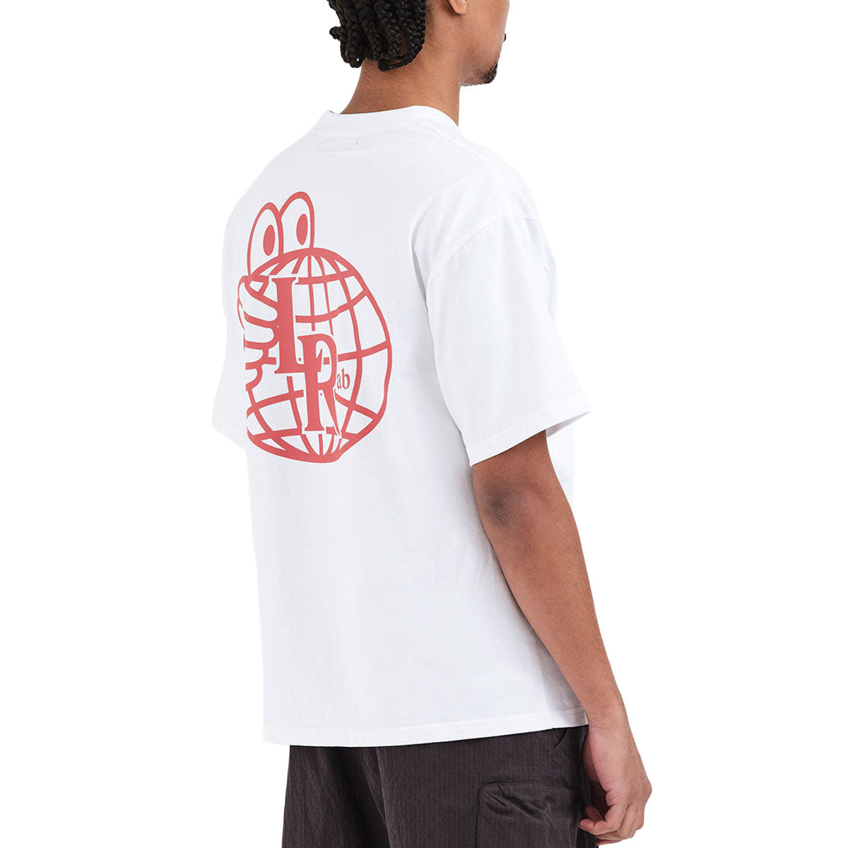 Last Resort AB Atlas Mono T-Shirt - White/Brick Red image 4