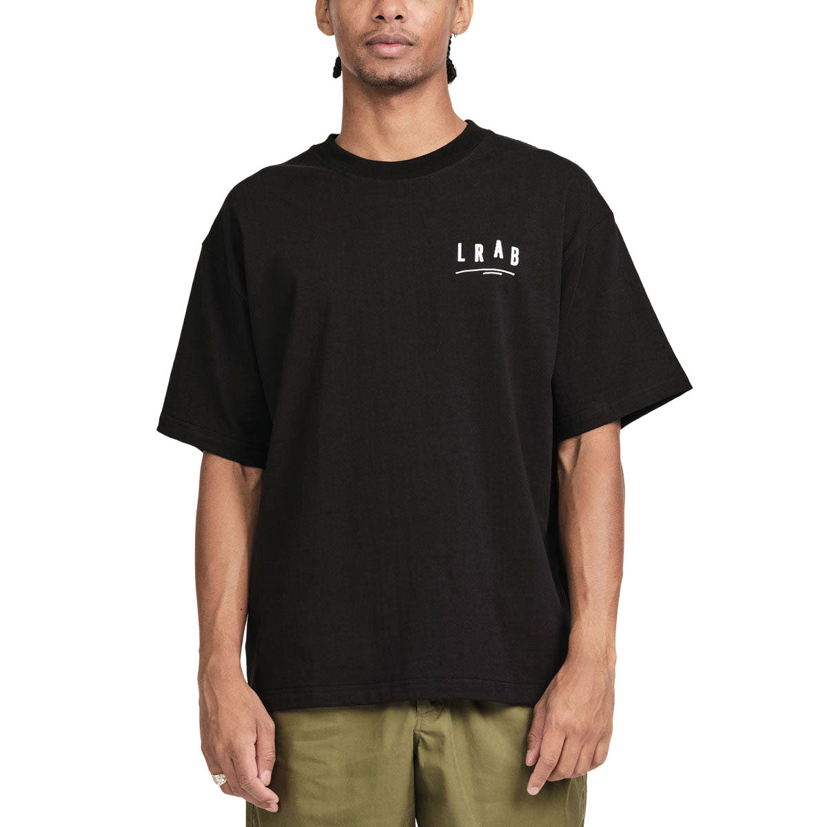 Last Resort AB Serf Cru T-Shirt - Black image 3