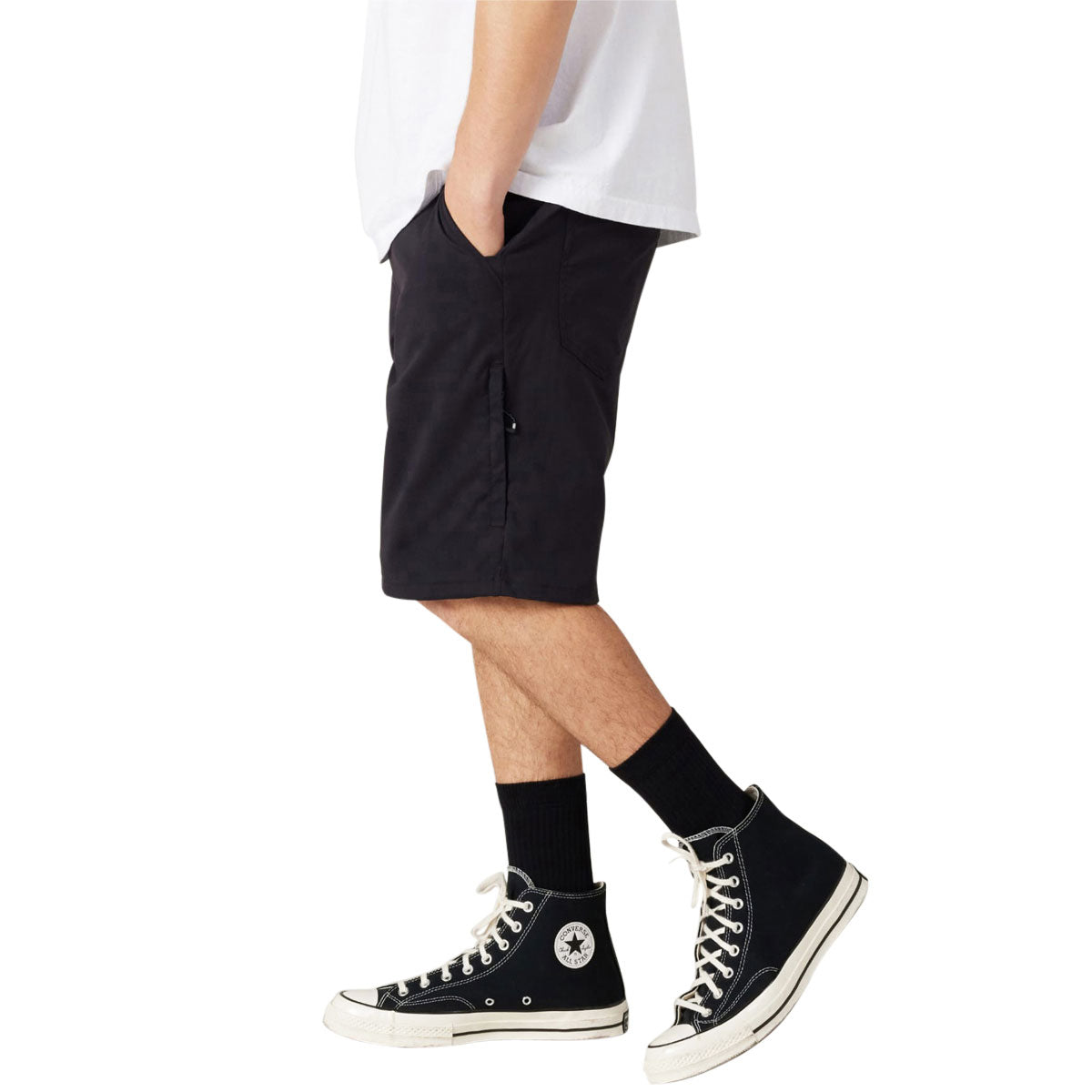 686 Everywhere Hybrid Relaxed Fit Shorts - Black image 3