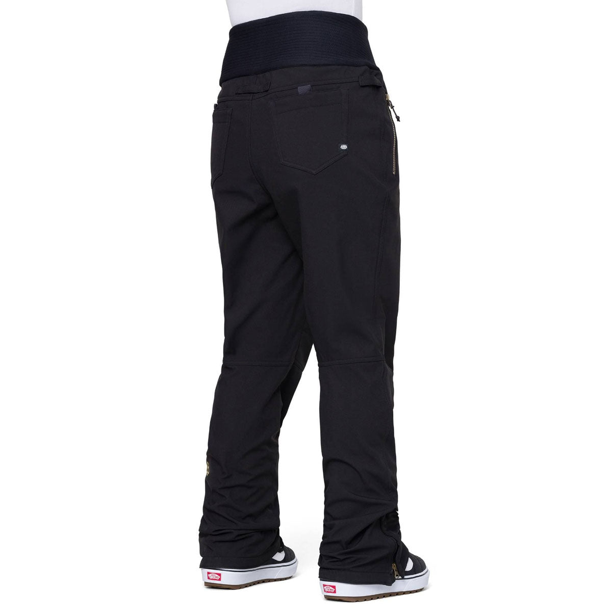 686 Womens Gossip Softshell Snowboard Pants - Black image 2