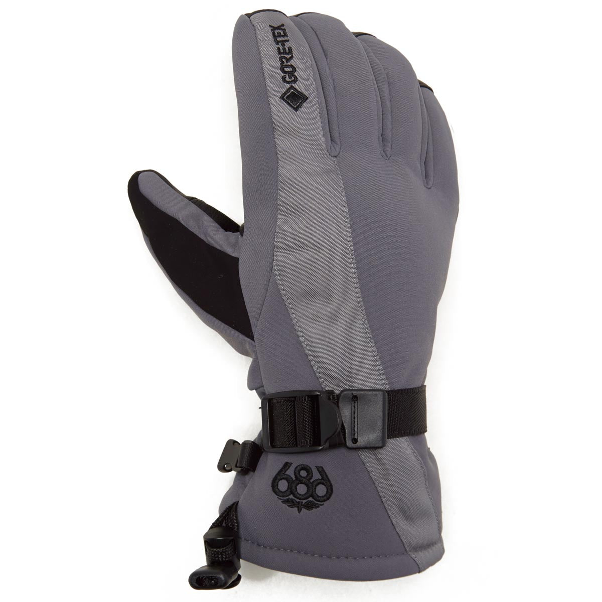 686 Womens Gore-Tex Linear Snowboard Gloves - Rhino Grey image 1