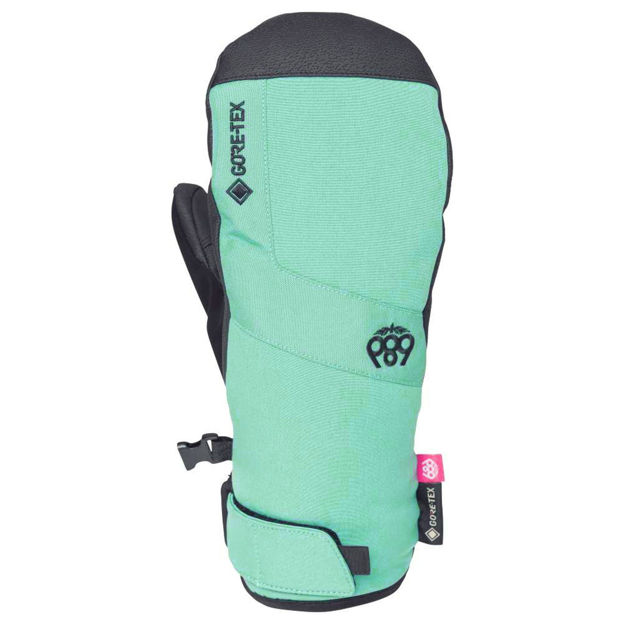686 Womens Gore-Tex Linear Under Cuff Mitt Snowboard Gloves - Spearmint image 1