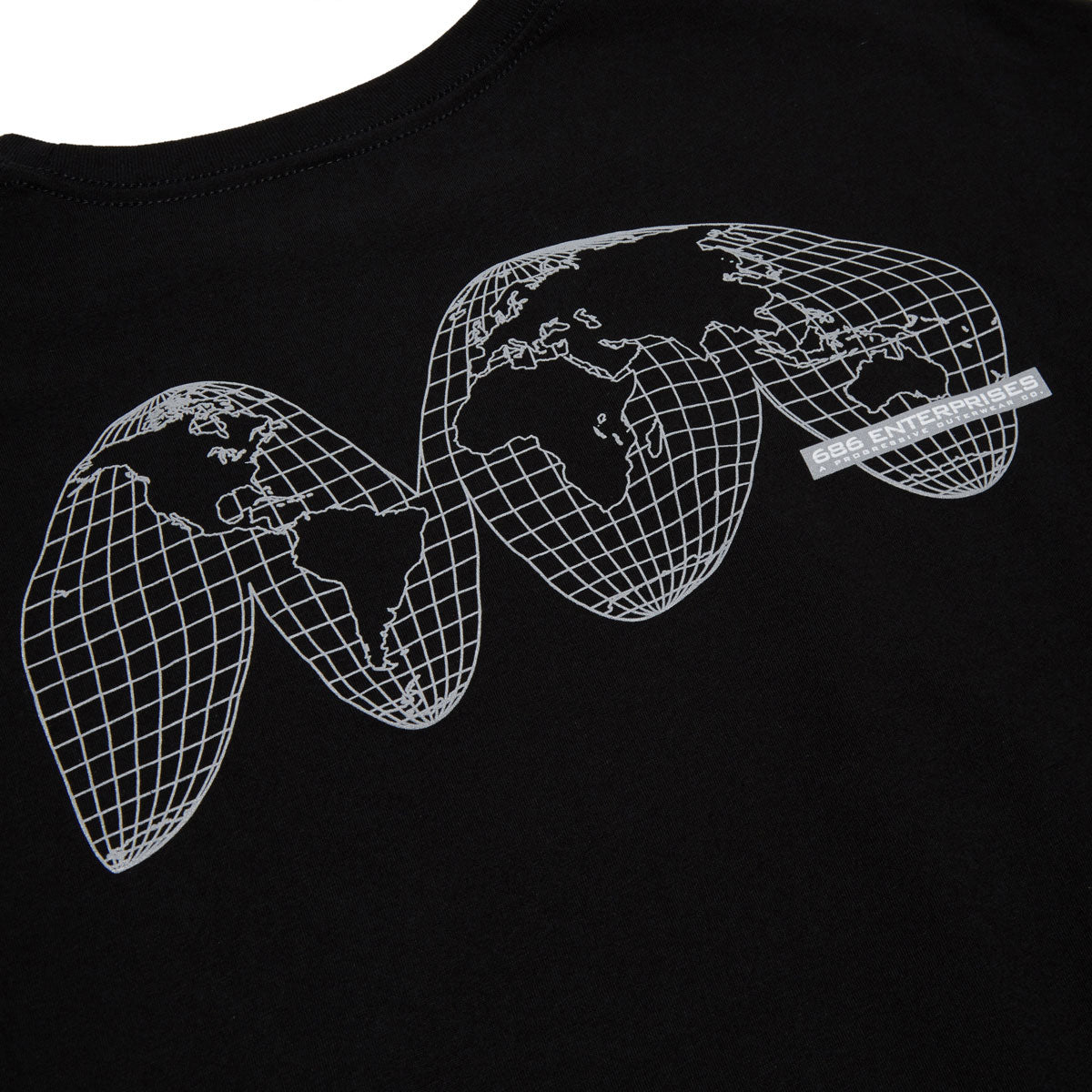686 Global Enterprises T-Shirt - Black image 4