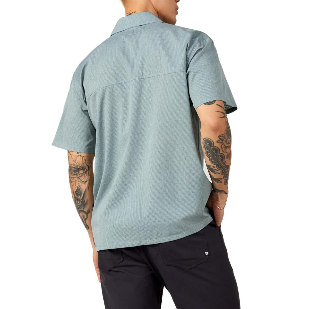 686 Canopy Woven Shirt - Heather Lead image 2