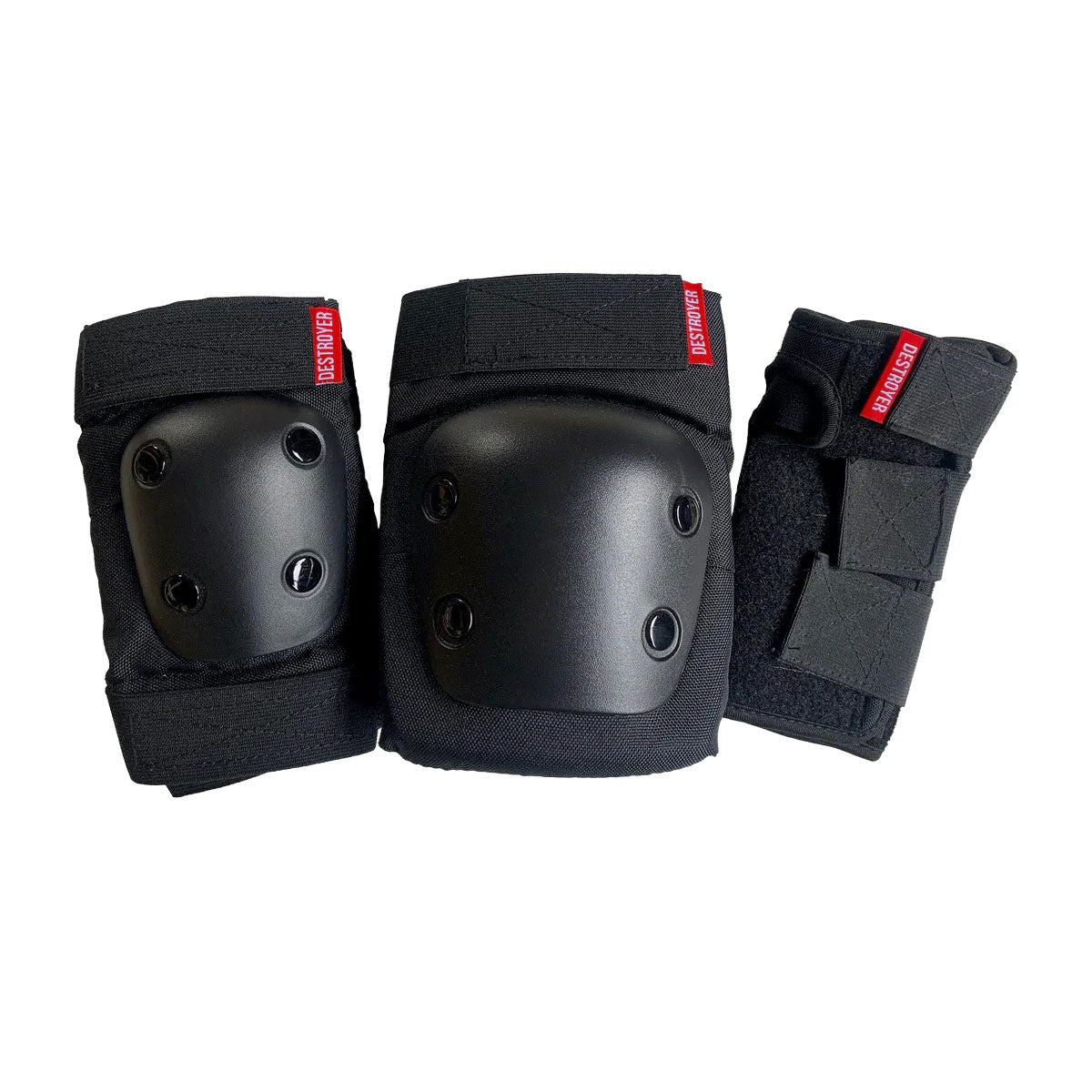 Destroyer Adult Pad Set - Black image 1