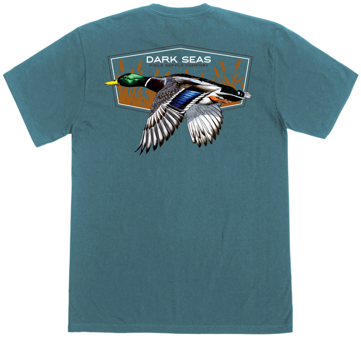 Dark Seas Mallard T-Shirt - Bistro Green image 1