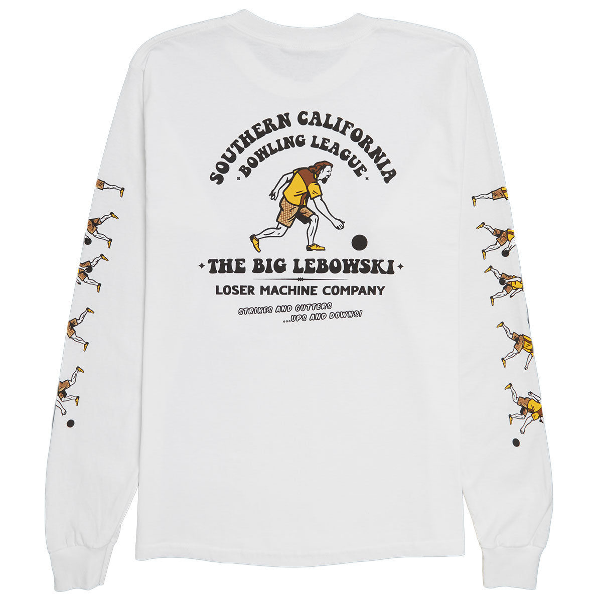 Loser Machine Over The Line Long Sleeve T-Shirt - White image 1