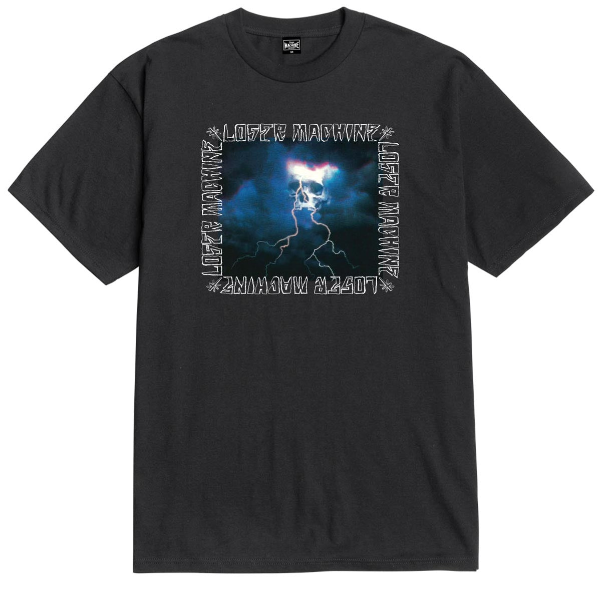 Loser Machine Lightning Strike T-Shirt - Black image 1