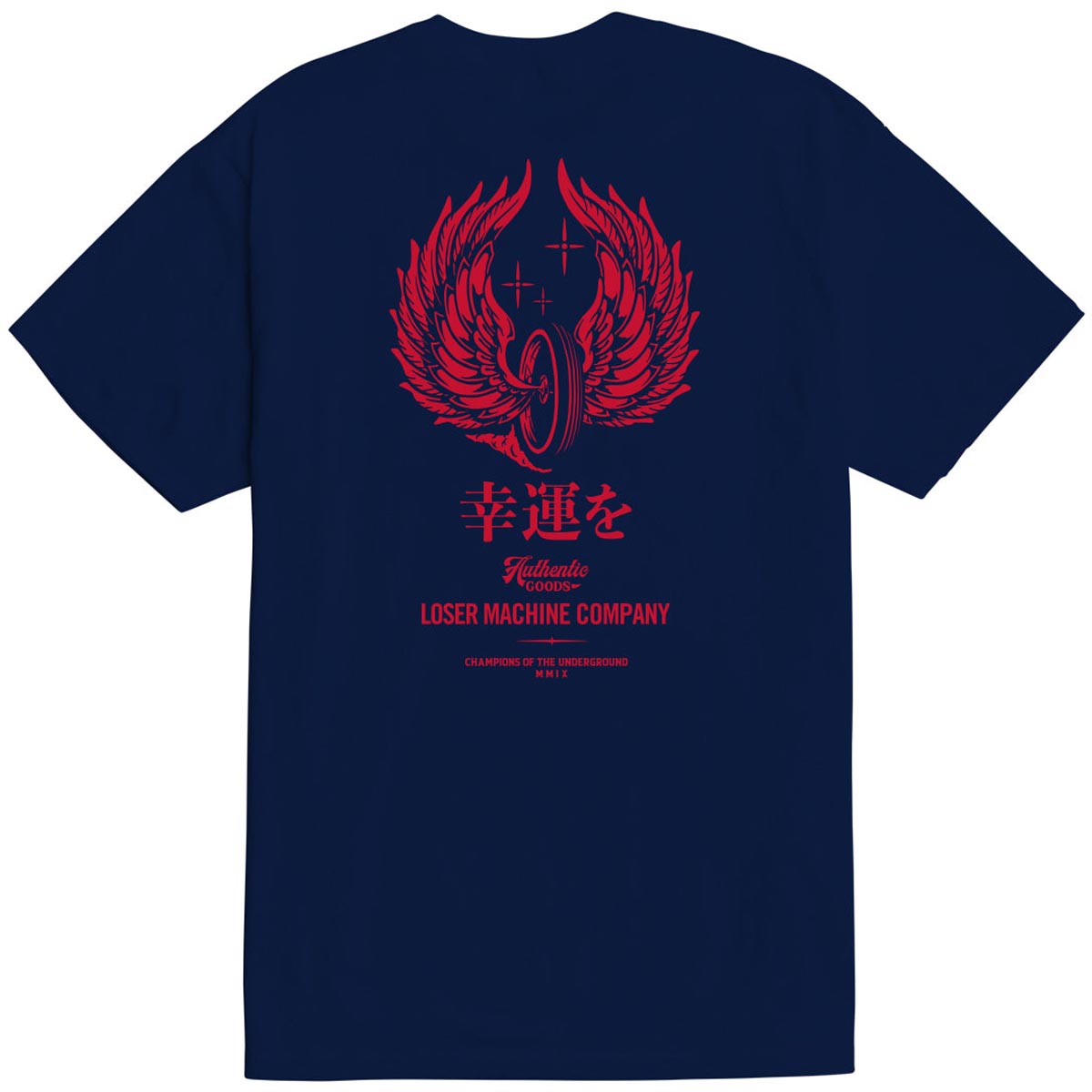 Loser Machine Osaka T-Shirt - Navy image 1