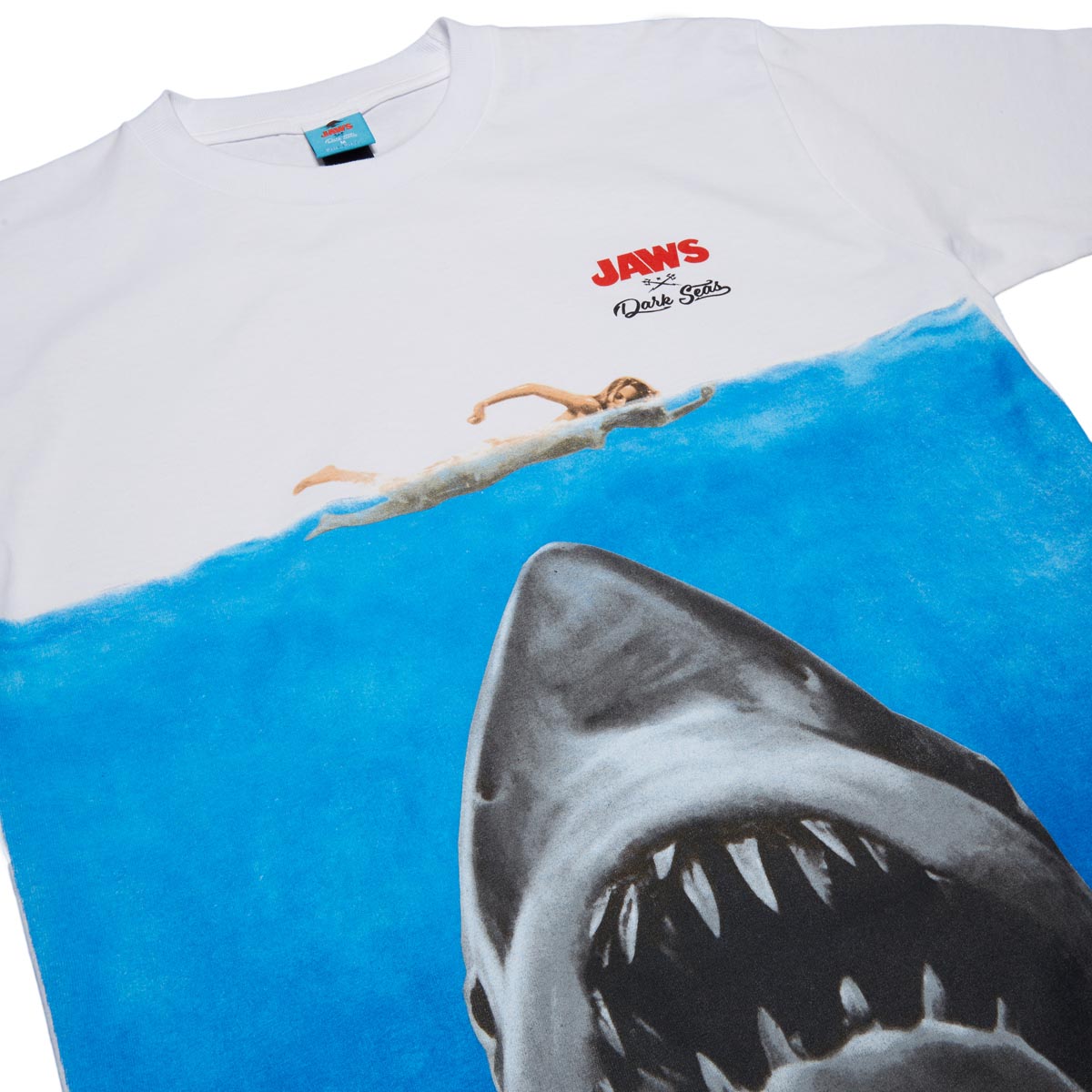 Dark Seas x Jaws Movie Poster T-Shirt - White image 2
