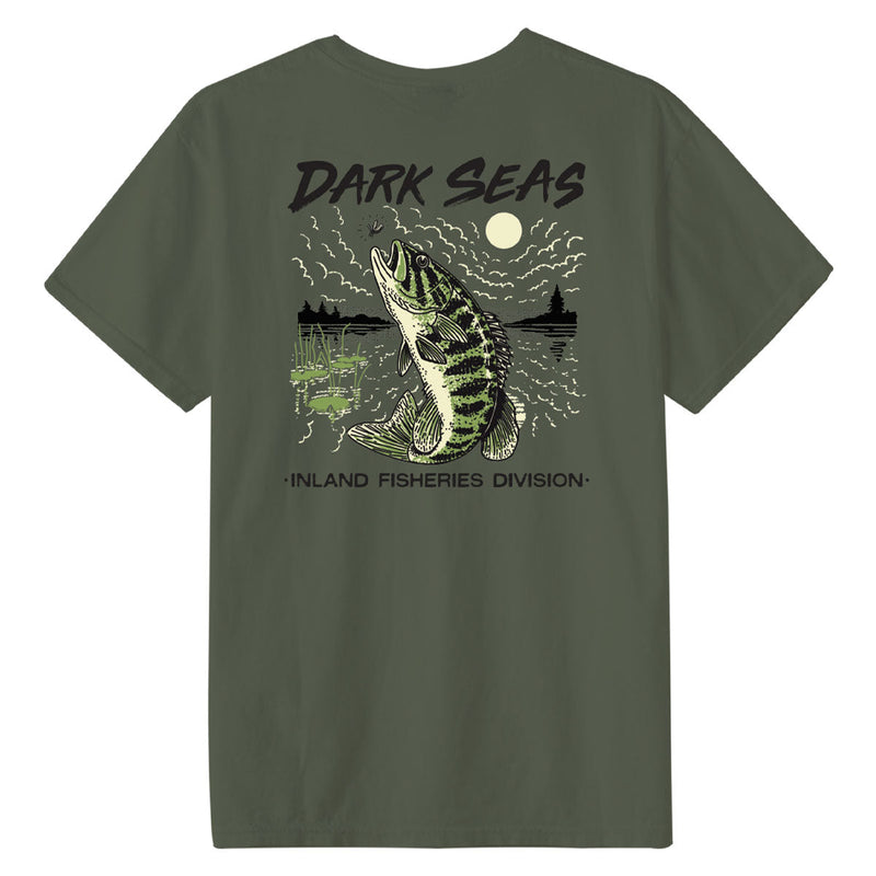 Dark Seas Small Mouth T-Shirt - Bronze Green