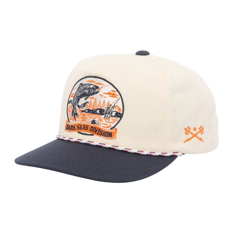 Dark Seas Whitley Hat - White/Navy