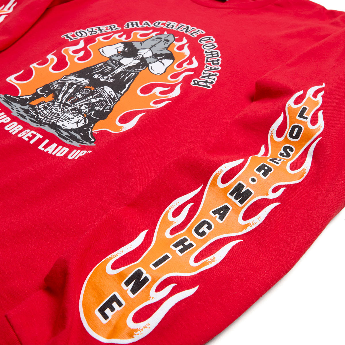 Loser Machine Executioner Long Sleeve T-Shirt - Red – Daddies Board Shop