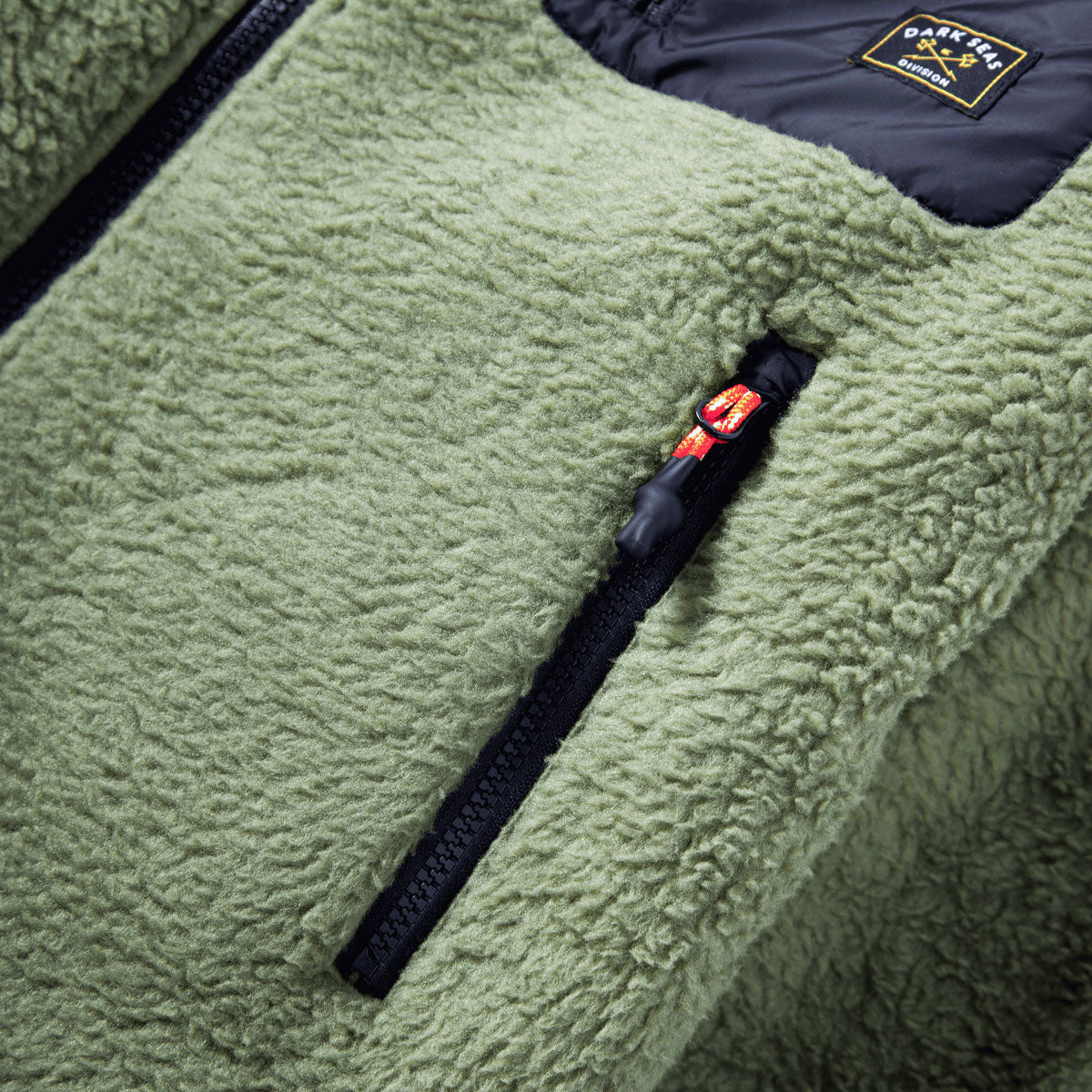 Dark Seas Hancock Fleece Jacket - Olive image 4