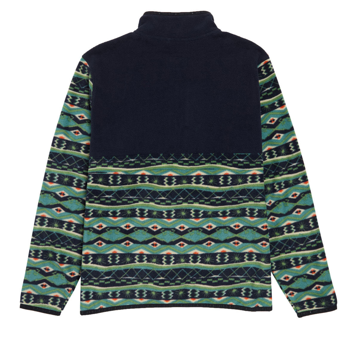 Dark Seas Walter Fleece Sweatshirt - Navy/Teal image 2