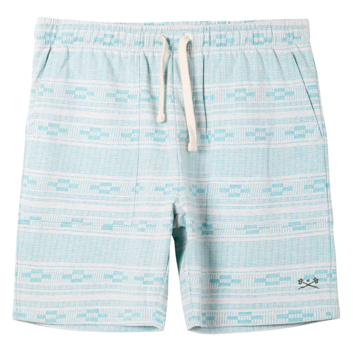 Dark Seas Cyrus Shorts - White/Blue image 1