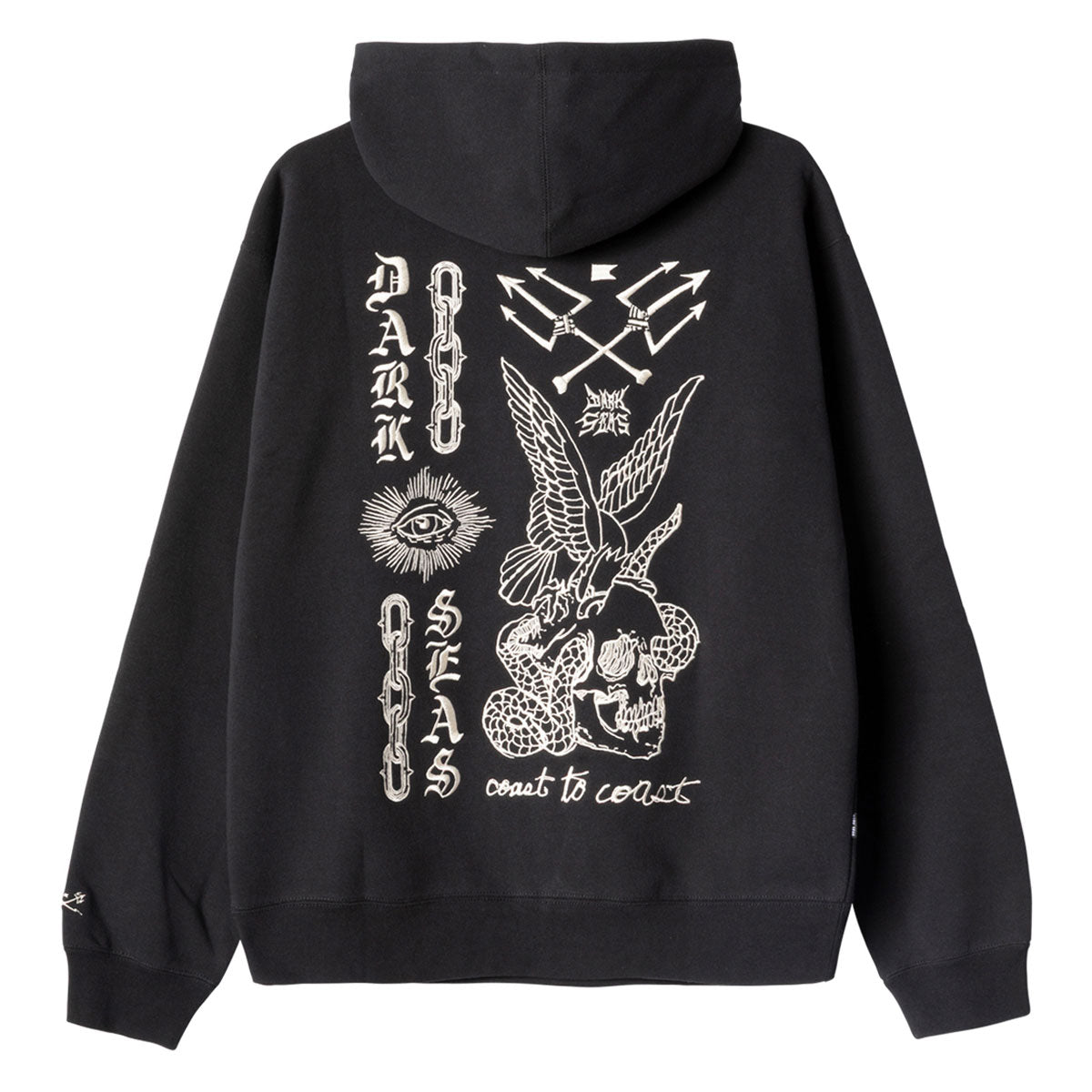 Dark Seas Mesa Heavyweight Hoodie - Black image 2