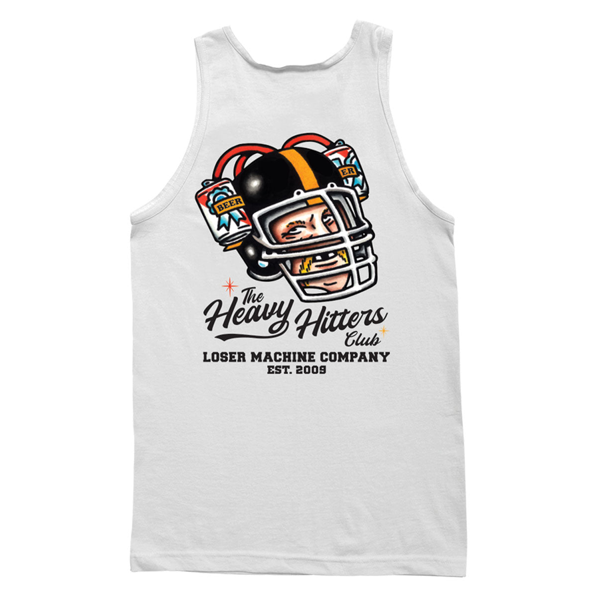 Loser Machine Beer Bruiser Tank Top - White image 1