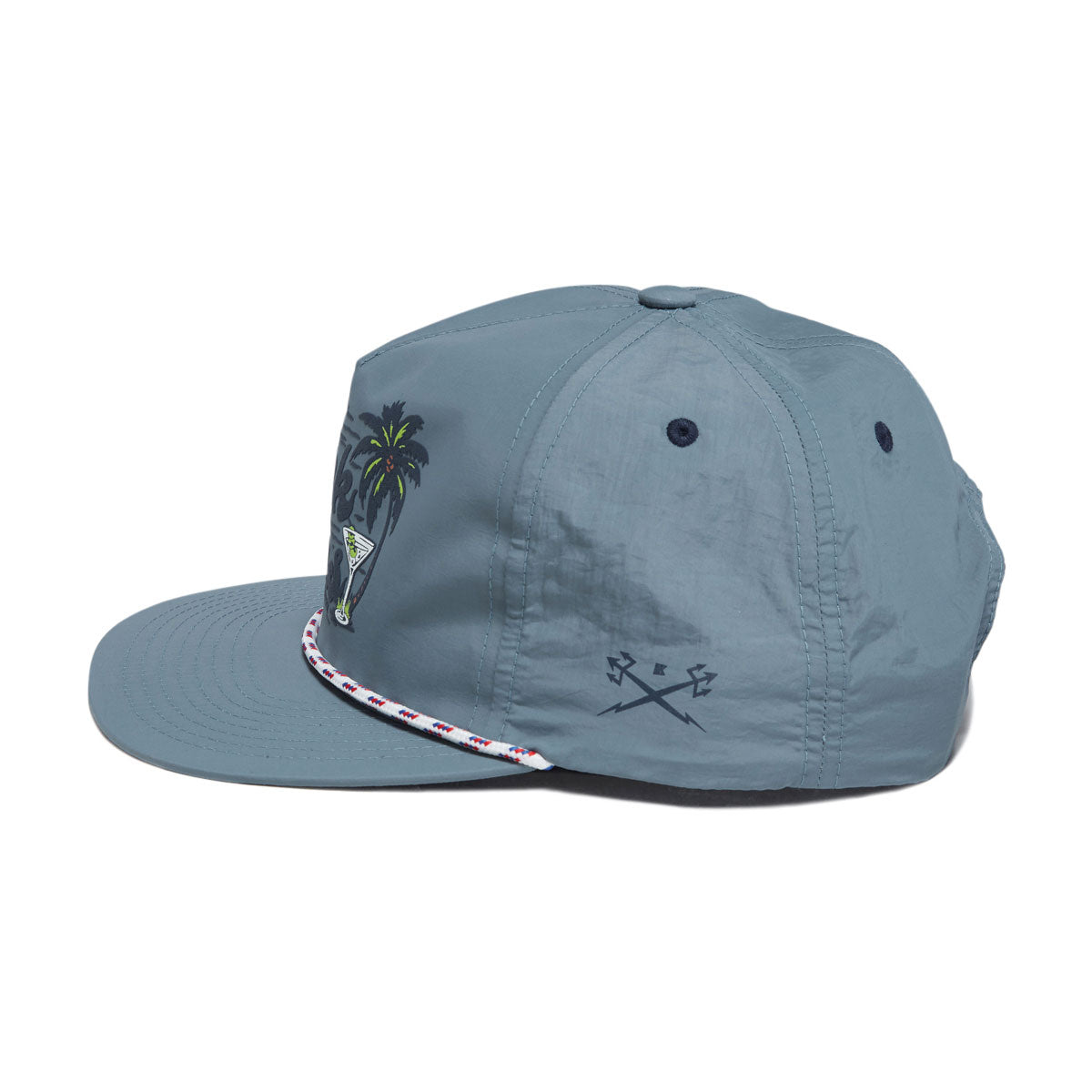 Dark Seas Tiki Time Hat - Light Blue image 3