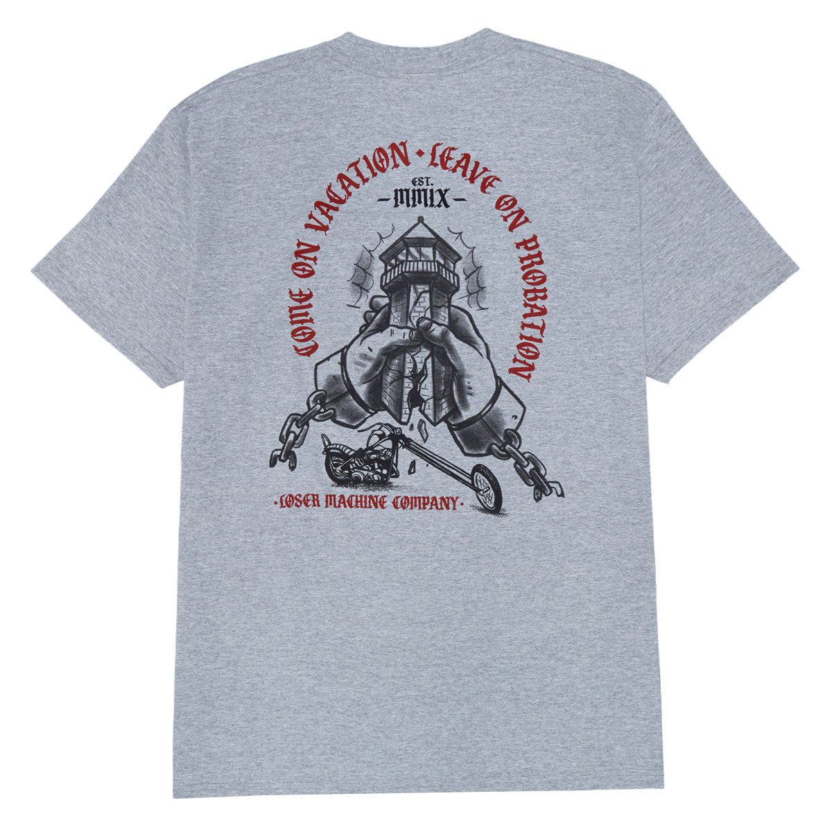 Loser Machine The Slammer T-Shirt - Heather Grey image 1
