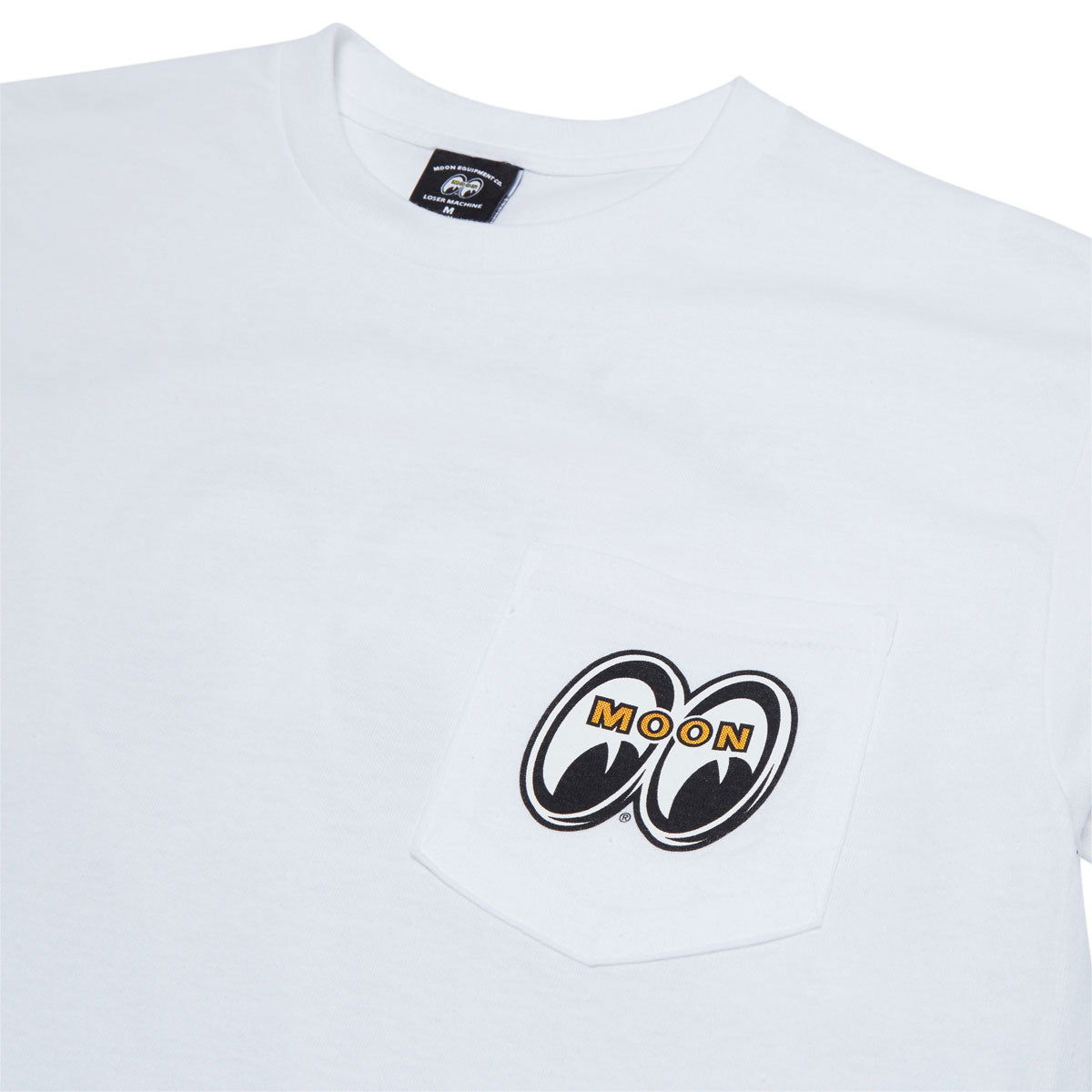 Loser Machine Front Page Pocket T-Shirt - White image 3