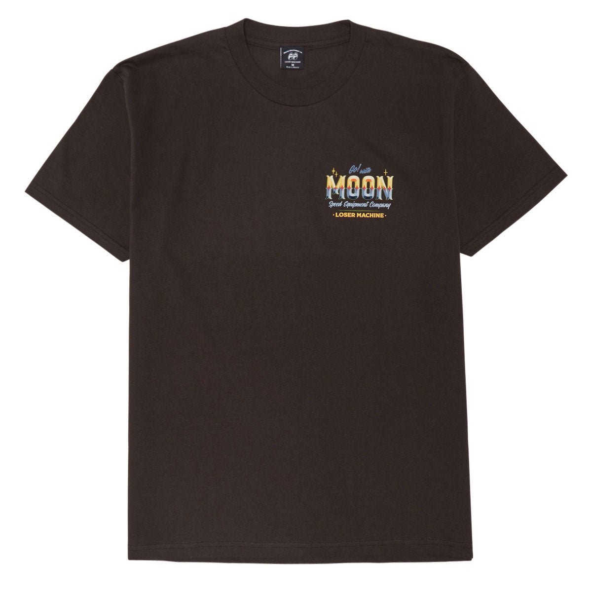 Loser Machine Sign Board T-Shirt - Java Brown image 2